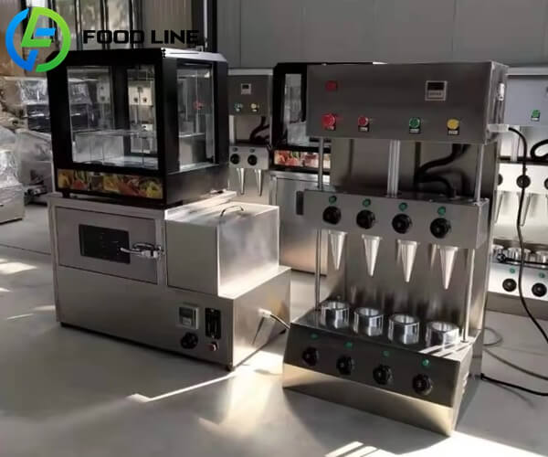 pizza cone making baking system