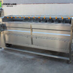 potato washing peeling machine