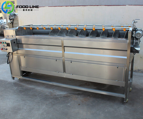 potato washing peeling machine