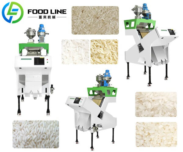 rice color sorter for rice mill
