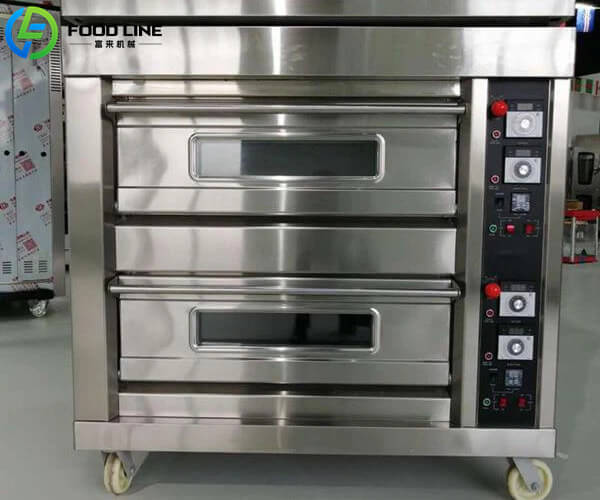 deck oven with two decks