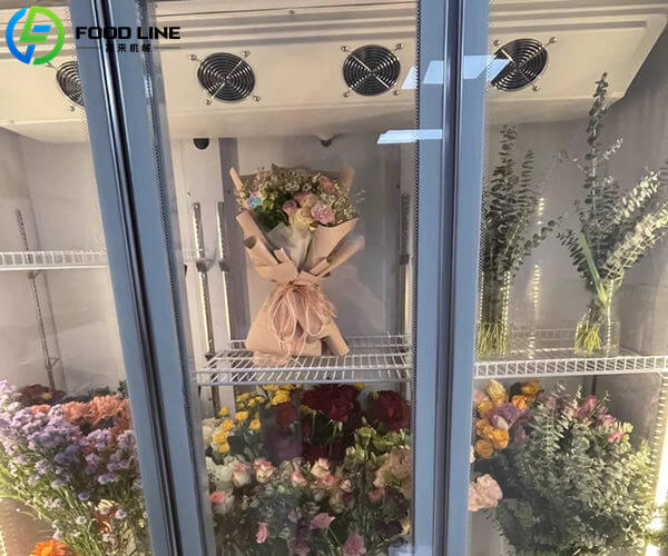 display fridge for flowers