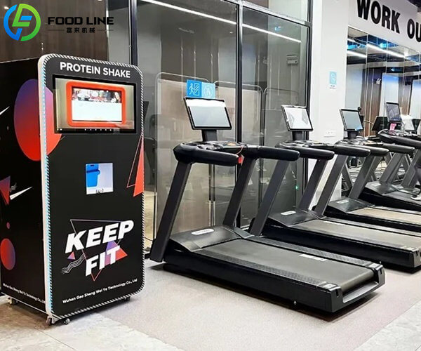 gym protein beverage self service vending machine