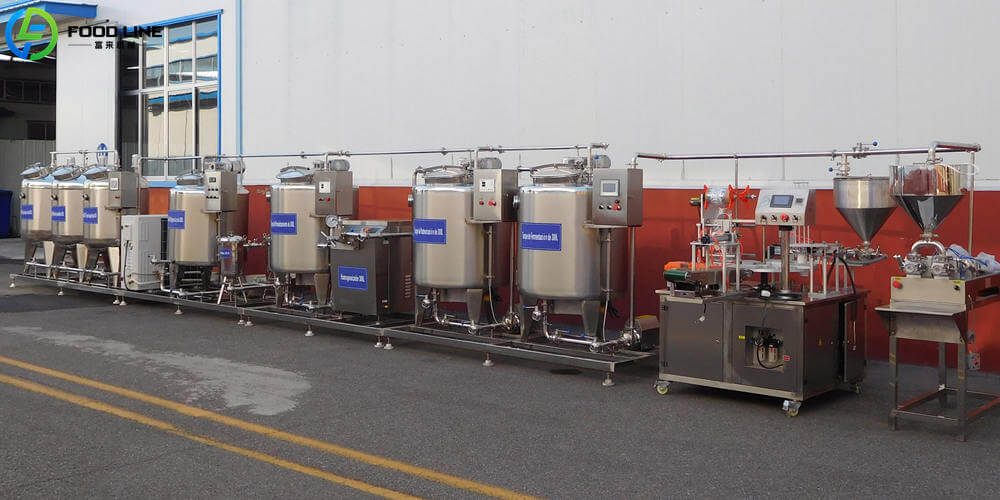 high capacity yogurt manufacturing line