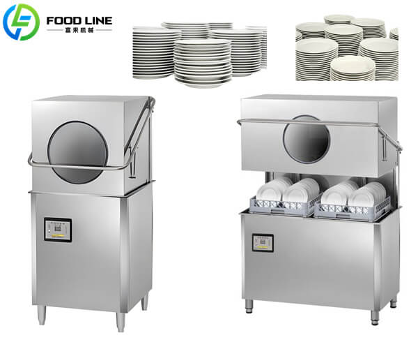 hood type dishwashing machine