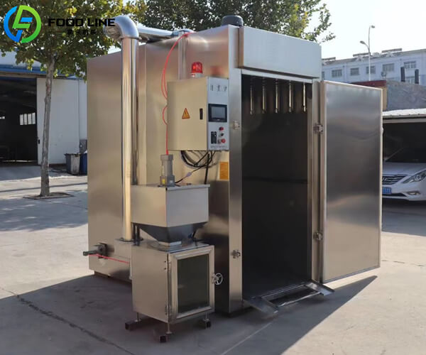 large capacity commercial smokehouse for batch production