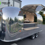 Airstream Coffee Trailer Sold to France with Good Price mobile airstream coffee trailer
