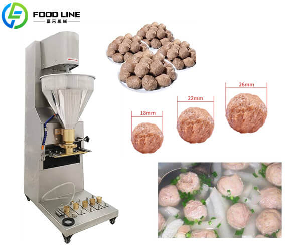 multi functional meatball forming equipment