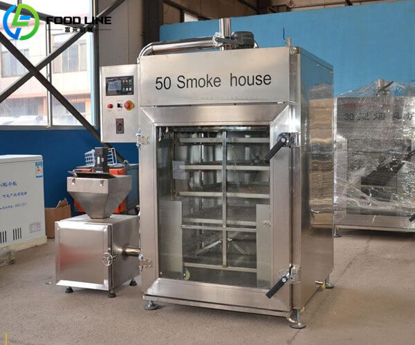 professional smokehouse machine for meat and fish