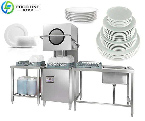 stainless steel commercial dishwasher