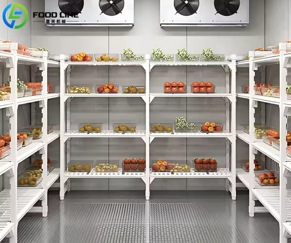 walk in cold and freezer room