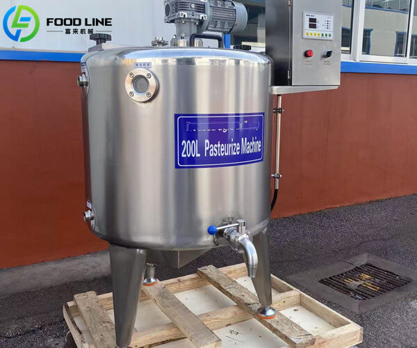 200l milk pasteurizer tank