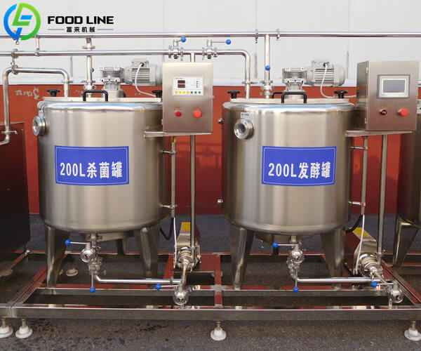200l pasteurization and fermentation tank