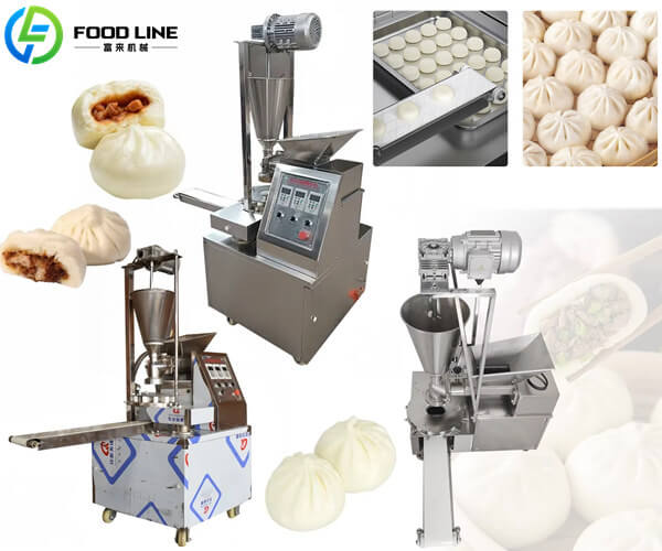 3000pcs/h steam bun making machine