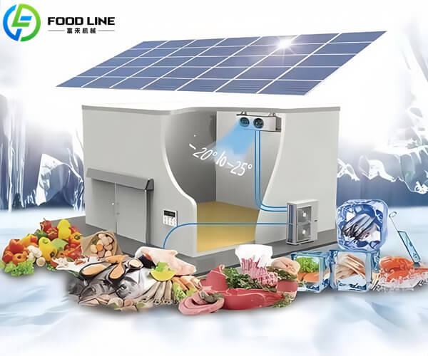 commercial solar cold storage room
