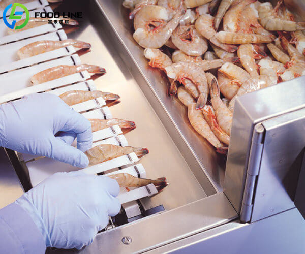 high efficiency prawn peeling machine