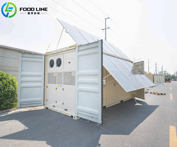 hot sale solar powered cold storage container
