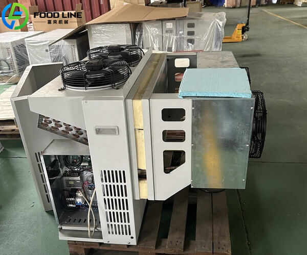 refrigerating unit of solar driven cold room