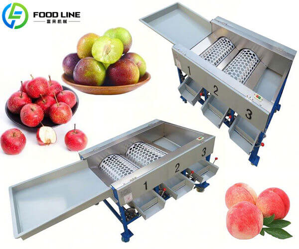 small commercial apple sorting machine