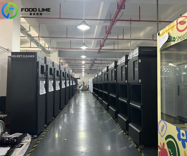 custom clean helmet machine