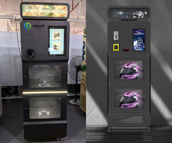 double door helmet disinfector machine