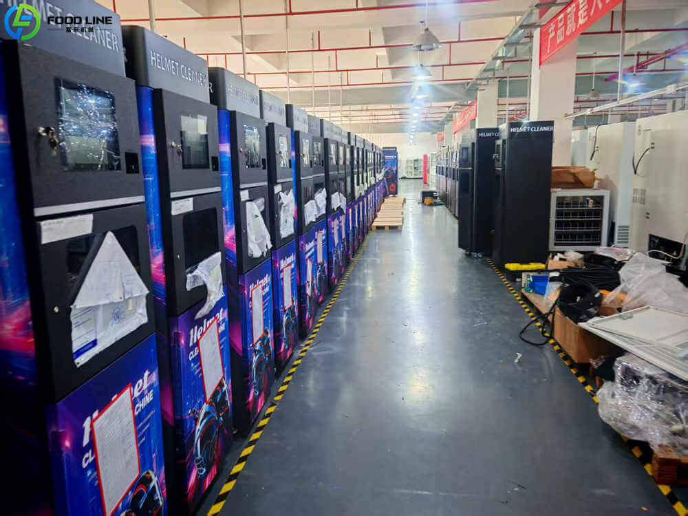 factory price self service cleaning machine for helmets