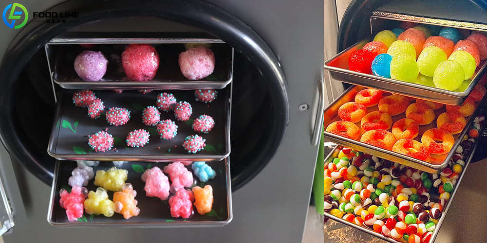 freeze dry candies with freeze dryer