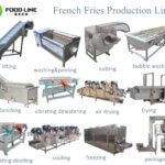 french fries production line