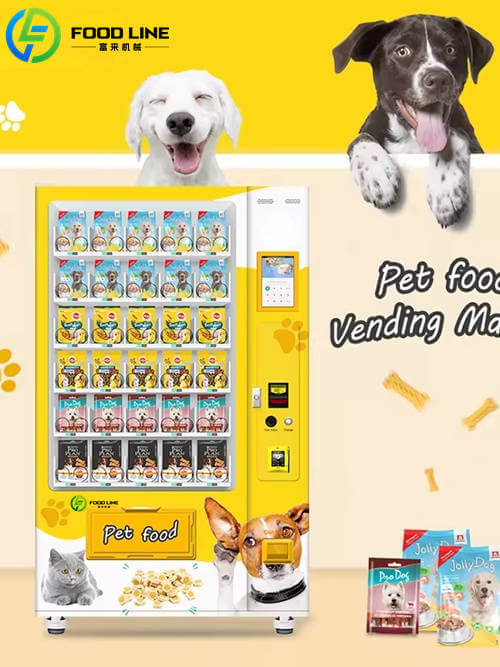 automatic dog cat food vending kiosk