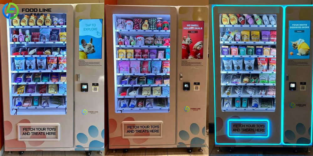 custom pet supply vending machine