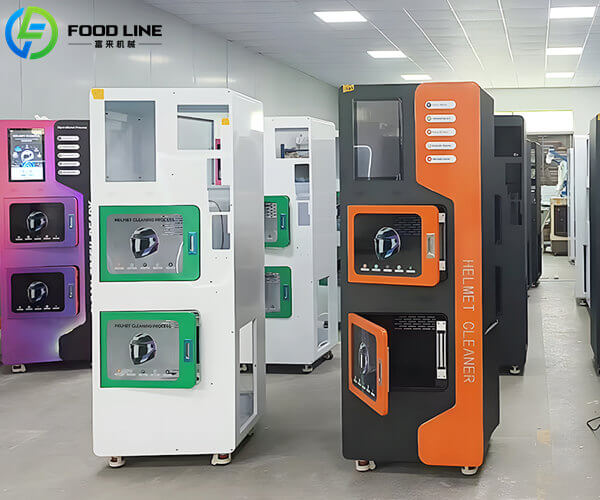 customized 2 chamber helmet washing machine