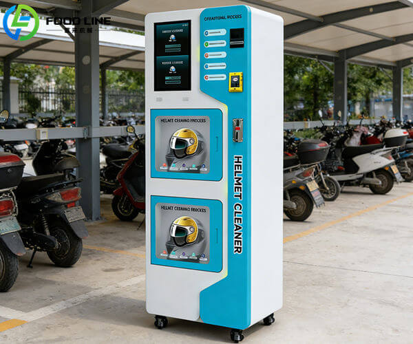 factory price helmet cleaning drying vending machine