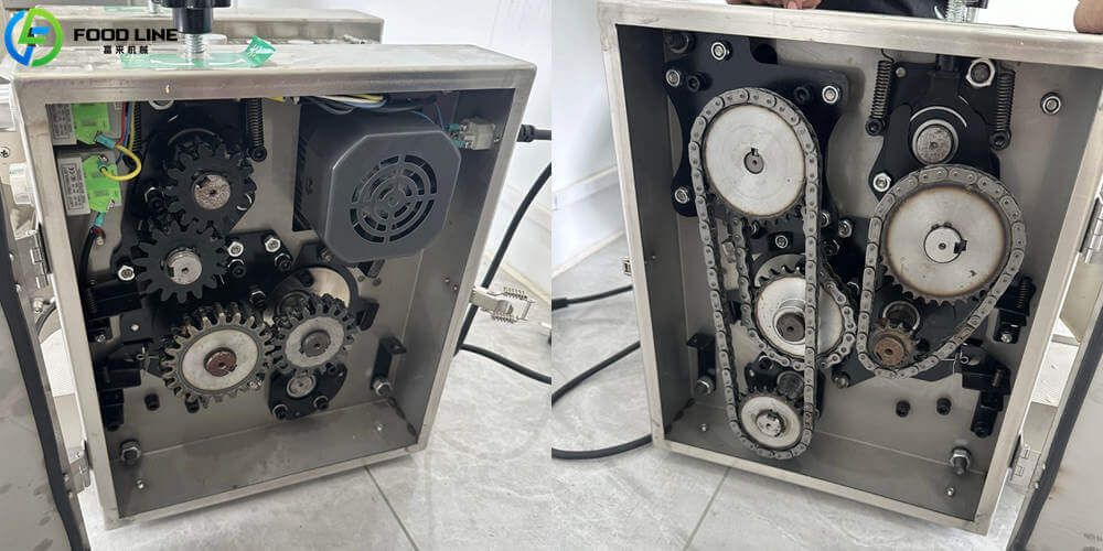 internal structure of dumpling wrap machine