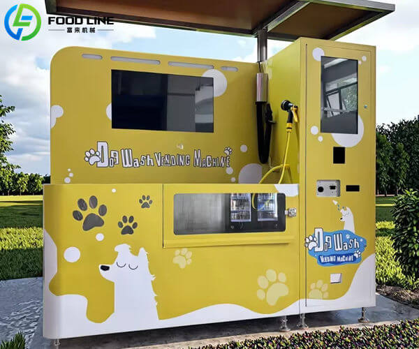 outdoor dog bathing machine