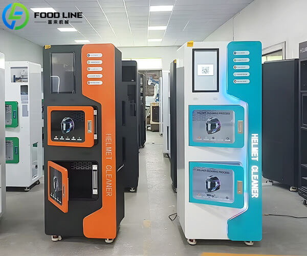 various color two chamber helmet cleaning machine