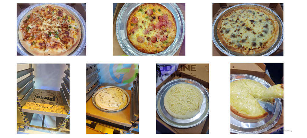 10 inch and 12 inch pizza from vending machine