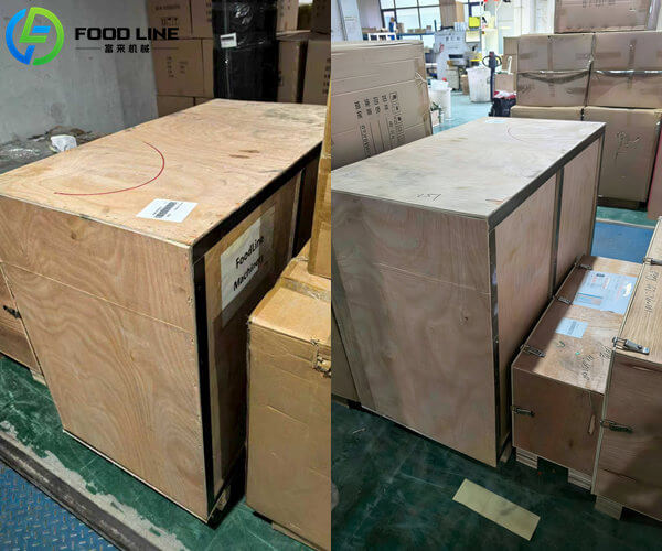 automatic dumpling machines ready for shipment