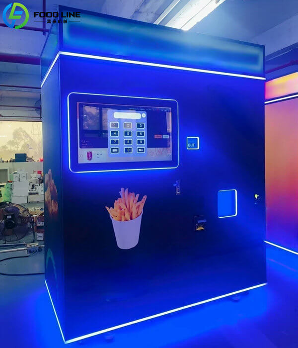 automatic vending french fry machine