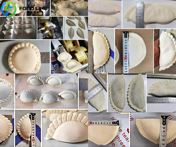 dumplings of various shapes
