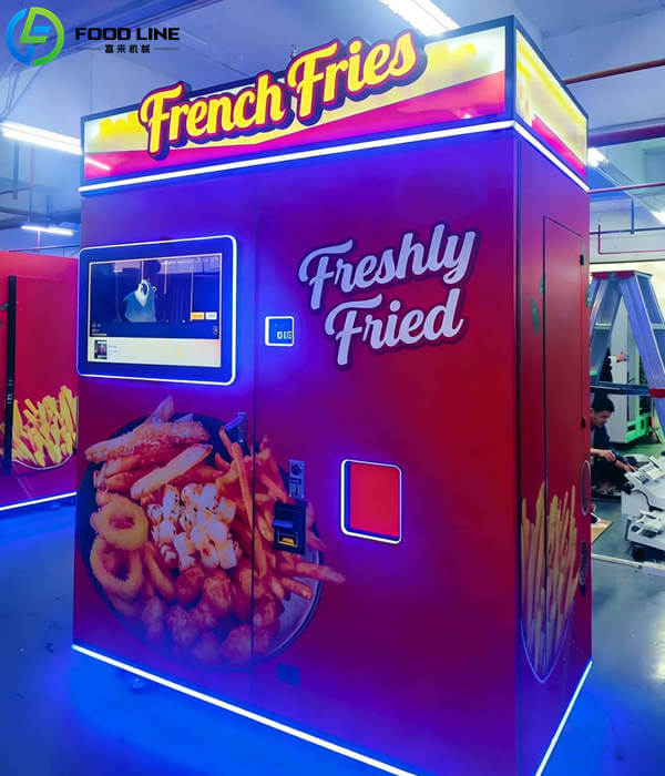 fully automatic fries vending system
