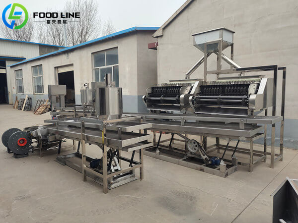 fully automatic shelling machine for cashew nuts