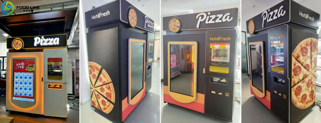 hot sale autoamted pizza vending unit