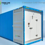 temperature regulated container cold storage