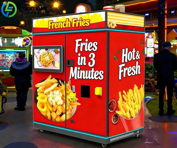 vending machine for french fries and chicken nuggets