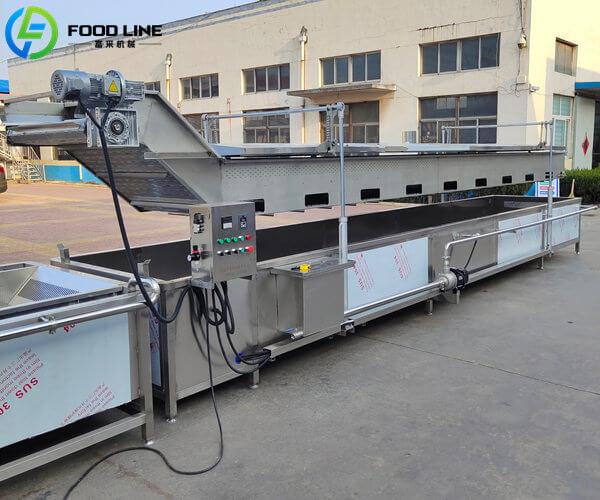 continuous pasteurization machine for food processing