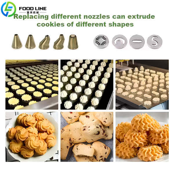 different nozzles and different final products