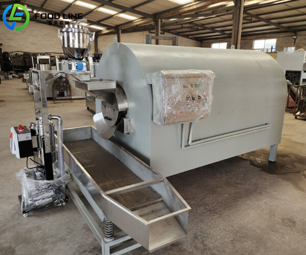 industrial rotary drum roaster for sale