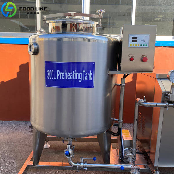 preheating tank