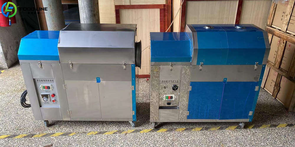 producer of multi functional roaster machine for nuts beans seeds herbs