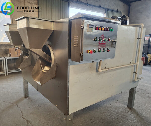 stainless steel high capacity roasting machine